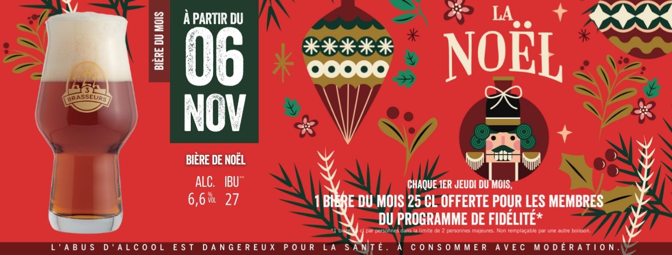 LE 6 NOVEMBRE LANCEMENT DE LA NOËL