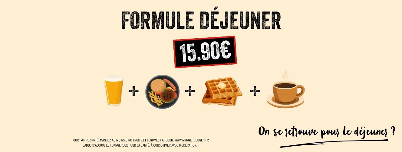 Formule déjeuner 15.90€