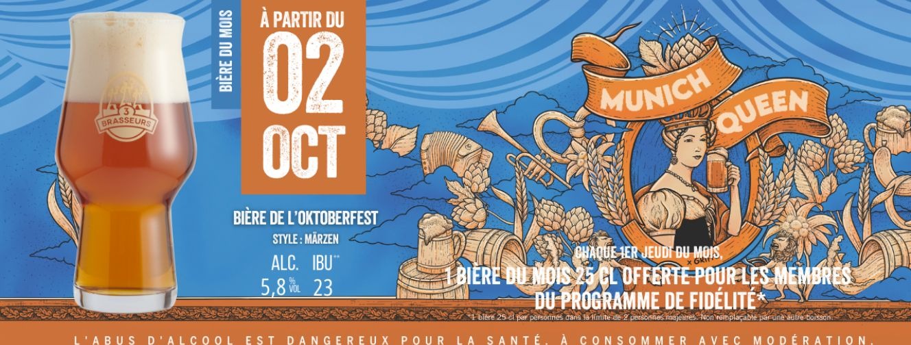 LANCEMENT LE 2 OCTOBRE DE LA MUNICH QUEEN