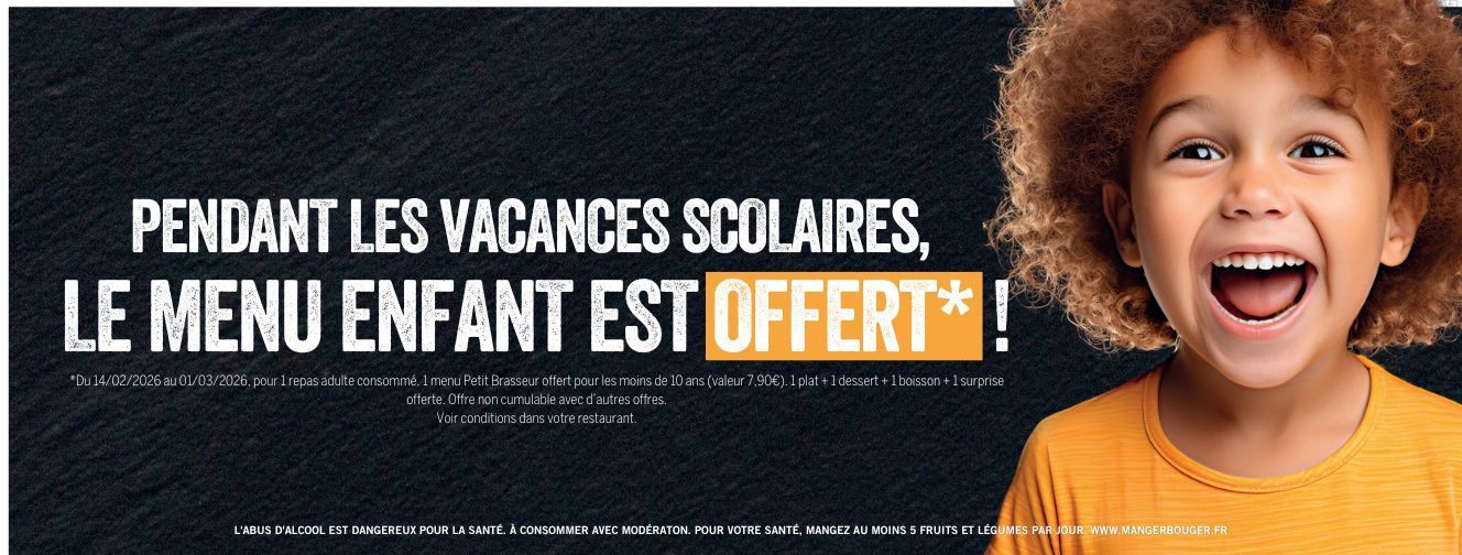 MENU ENFANT OFFERT