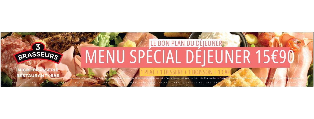 MENU SPECIAL DEJEUNER