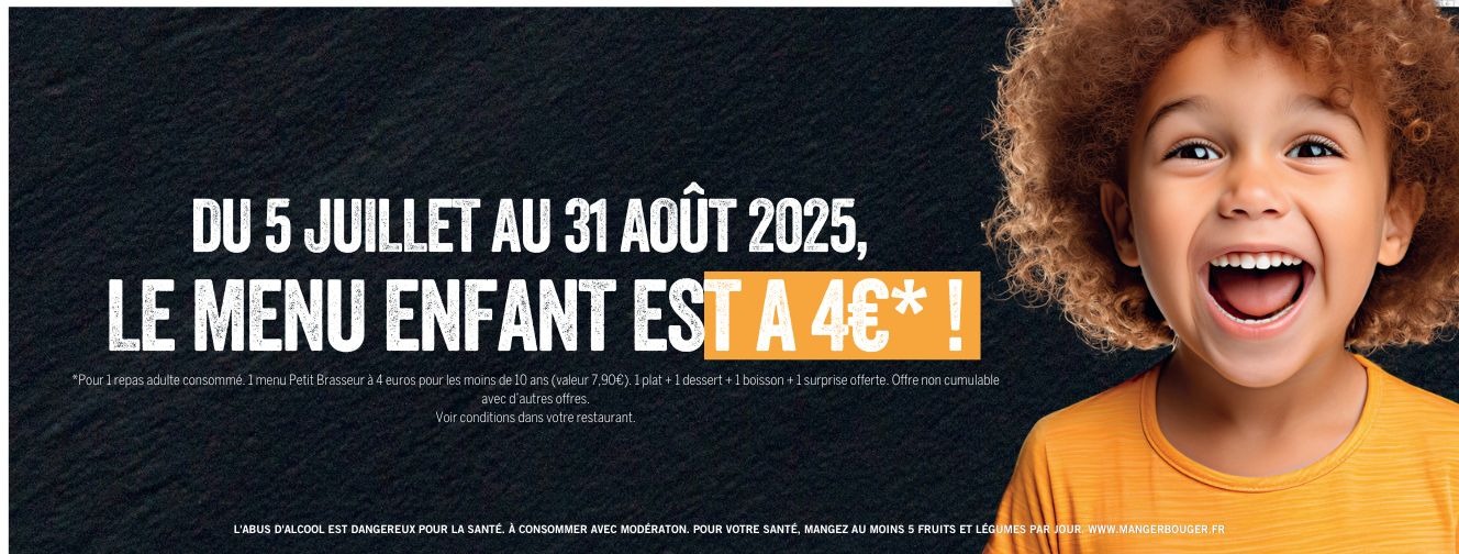 MENU ENFANT A 4€