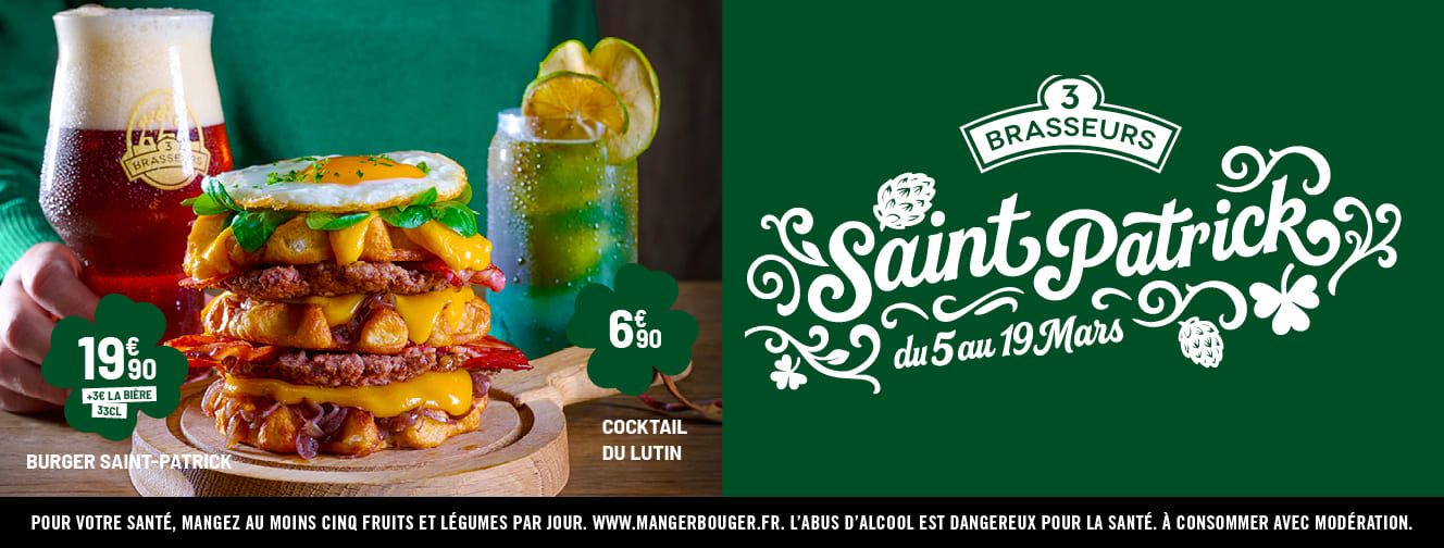 Offre Saint-Patrick 🍀